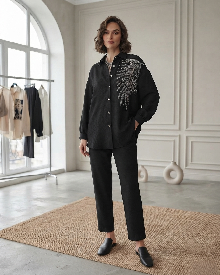 Linen Black Set - Image 2
