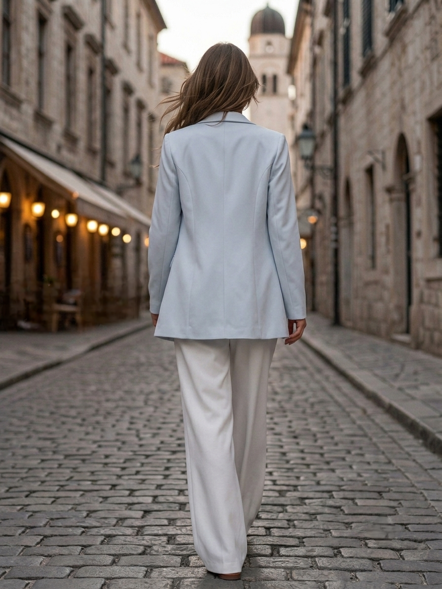 Long blue blazer - Image 2