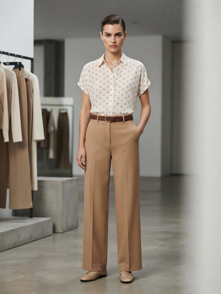 Polka-Dot Blouse - Image 2