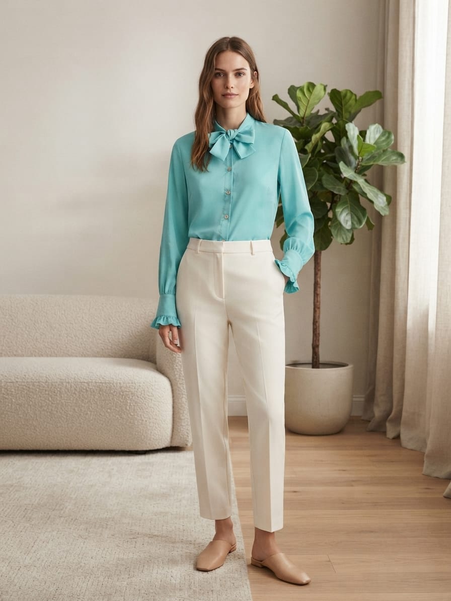 Turquoise shirt - Image 2