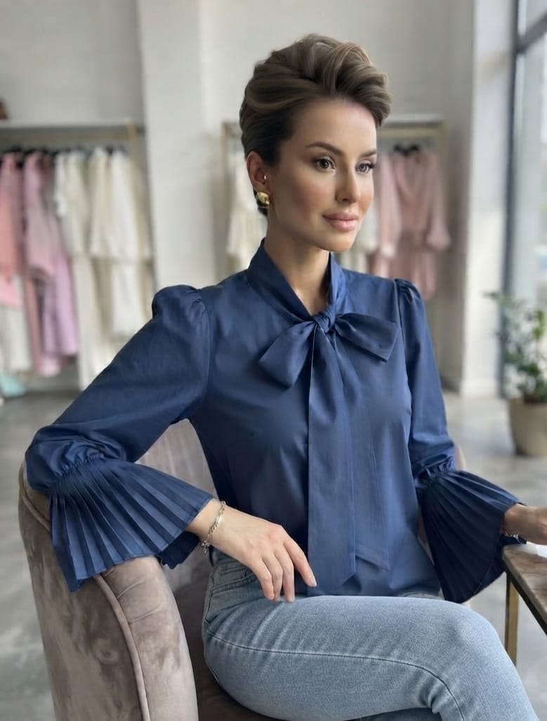 Navy fancy shirt - Image 3