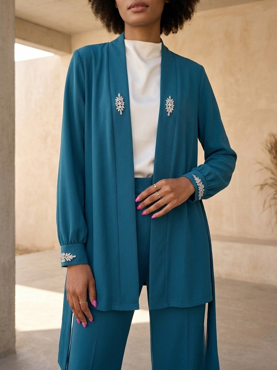 Teal Jersey Set - Image 3