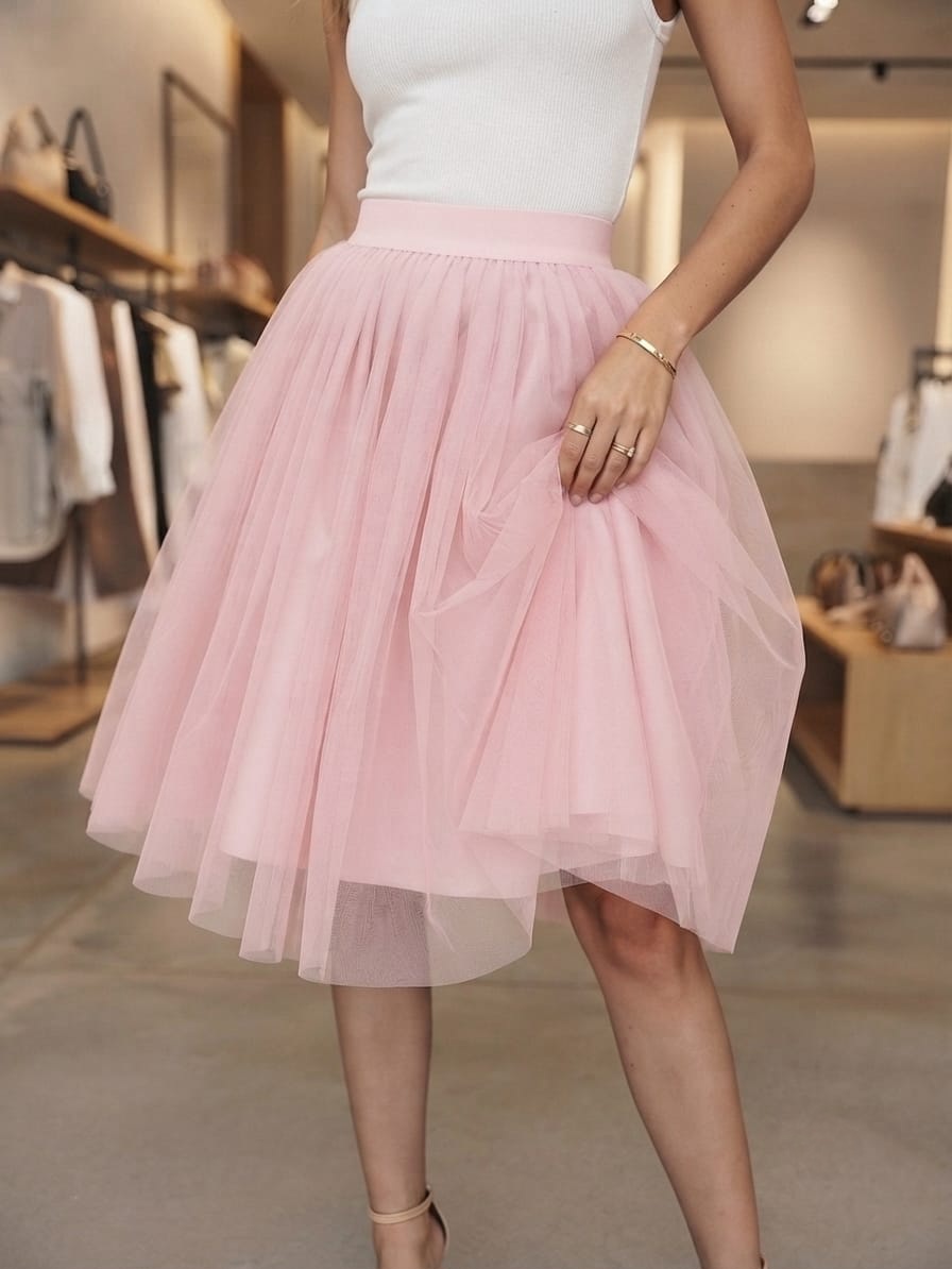 Tull Pink Skirt - Image 3