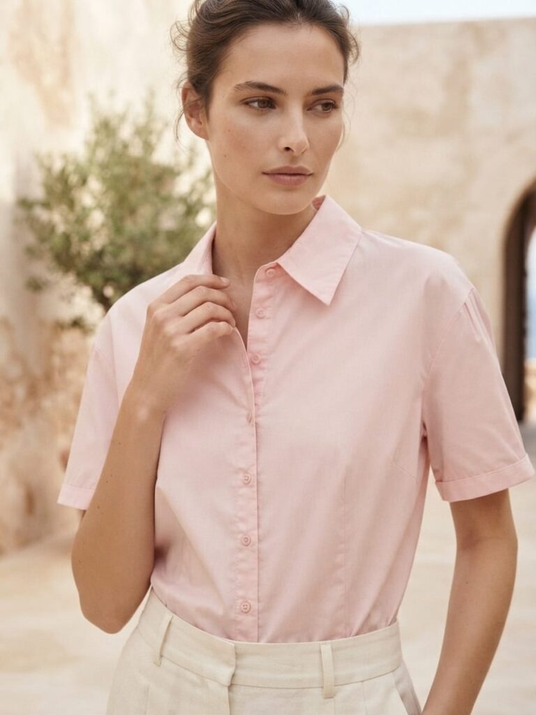 classic pink shirt