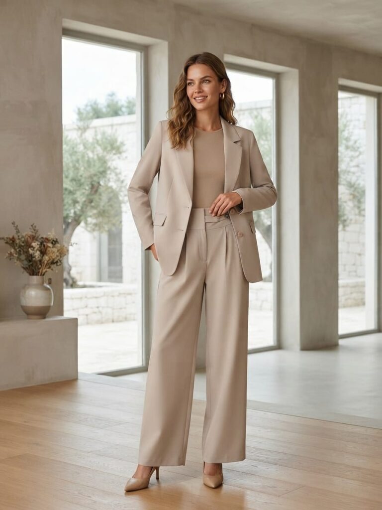 Blazer Beige Set