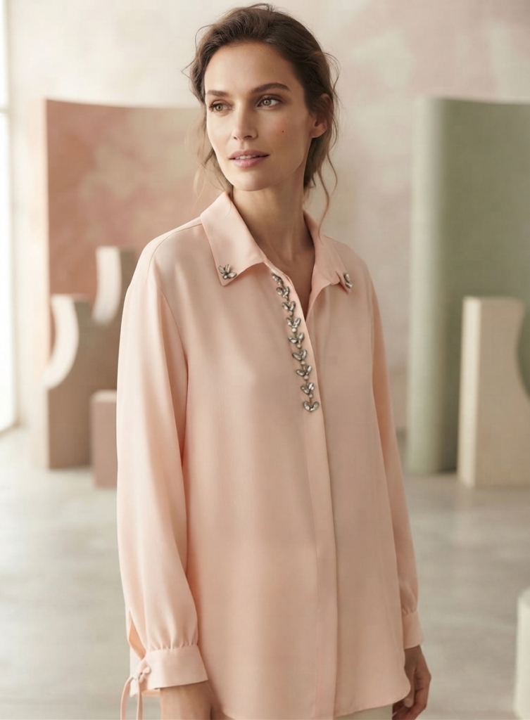 Bows cuff shirt