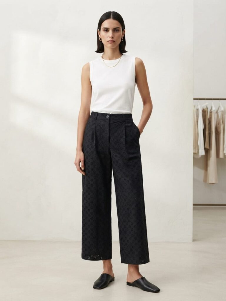 Embroidered Pants