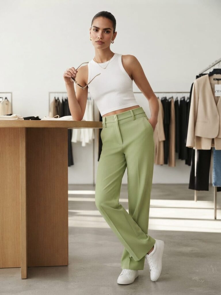 Kiwi Wide-Leg Pants