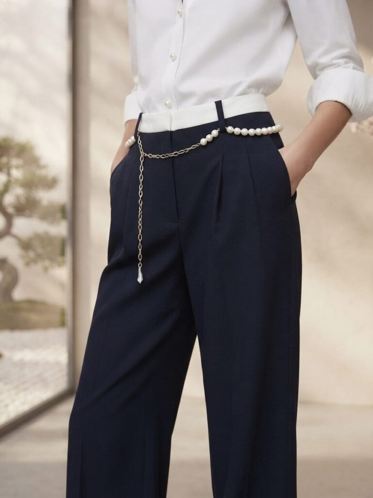 Navy pants