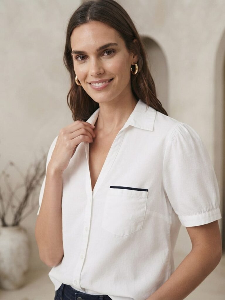 Pocket White Shirt