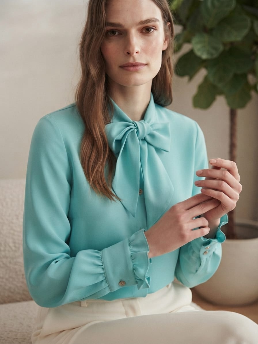 Turquoise shirt